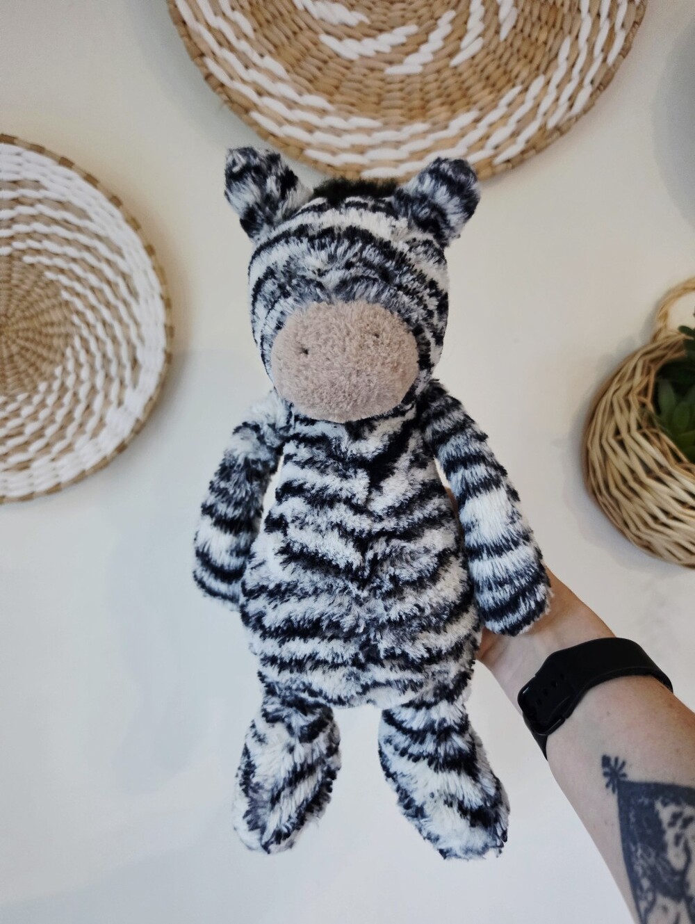Jellycat Medium Bashful Zebra (Retired)